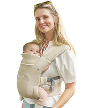 Load image into Gallery viewer, GROWNSY Newborn Carrier, Ergonomic, Cozy Baby Carrier, Cream Wrap-Like Comfort, Soft Breathable Fabric, Foldable Head Support, Reduced Shoulder Pressure, OEKO-TEX Certified
